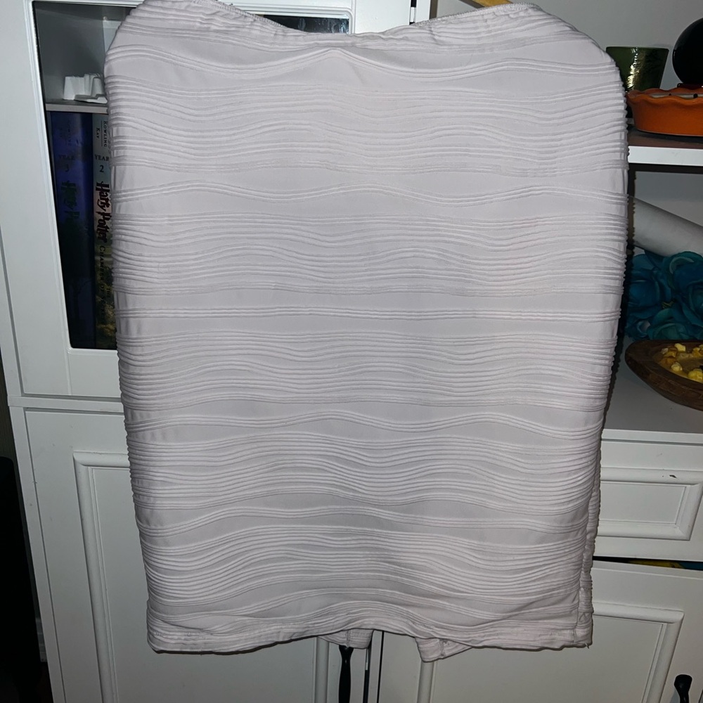 🔴Jennifer Lopez Elegant White Pencil Skirt